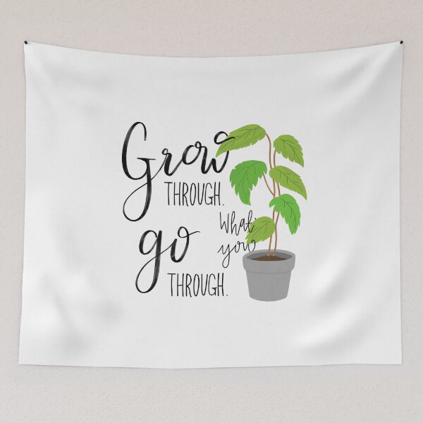 Item preview, Grow through what you go through - Calligraphy  designed and sold by RT-Lettering.