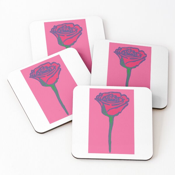 Item preview, Pink Rose in Pink Background  designed and sold by wildjellybeans.