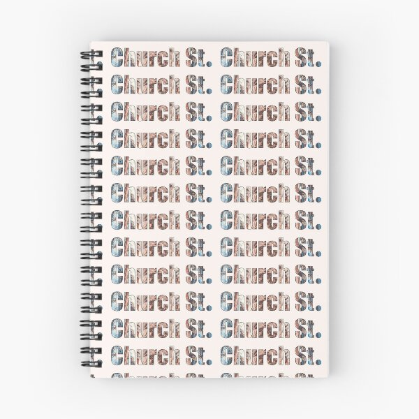 Item preview, Church Street Street Name with outline indoor church ceiling background designed and sold by TheMugDirectory.