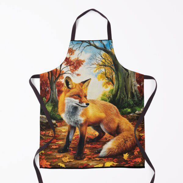 Artikelvorschau, Fuchs-Portrait. Herbstfuchs, Herbstfuchs, Fuchsmalerei, Michelangelo-Stil entworfen und verkauft von FoxVibes.