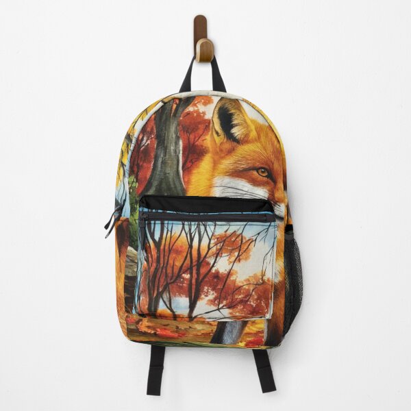 Item preview, Fox Portrait. Autumn fox, fall fox, fox painting, Michelangelo style designed and sold by FoxVibes.