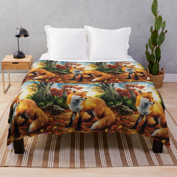 Artikelvorschau, Fuchs-Portrait. Herbstfuchs, Herbstfuchs, Fuchsmalerei, Michelangelo-Stil entworfen und verkauft von FoxVibes.
