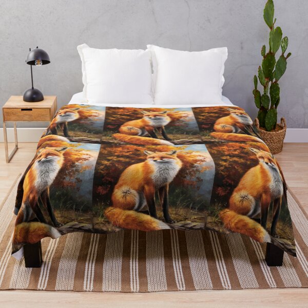 Artikelvorschau, Fuchs-Portrait. Herbstfuchs, Herbstfuchs, Fuchsmalerei, Michelangelo-Stil entworfen und verkauft von FoxVibes.