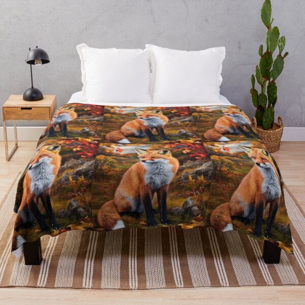 Artikelvorschau, Fuchs-Portrait. Herbstfuchs, Herbstfuchs, Fuchsmalerei, Michelangelo-Stil entworfen und verkauft von FoxVibes.