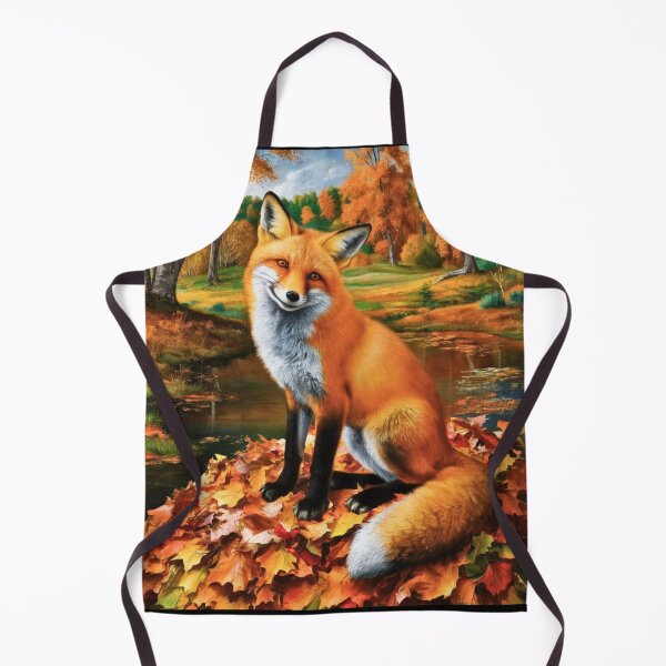 Artikelvorschau, Fuchs-Portrait. Herbstfuchs, Herbstfuchs, Fuchsmalerei, Michelangelo-Stil entworfen und verkauft von FoxVibes.