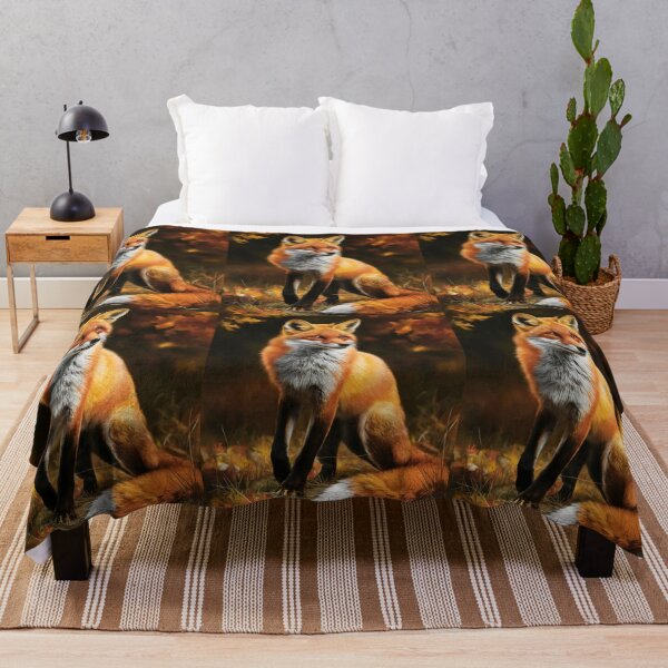 Artikelvorschau, Fuchs-Portrait. Herbstfuchs, Herbstfuchs, Fuchsmalerei, Michelangelo-Stil entworfen und verkauft von FoxVibes.