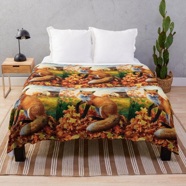 Artikelvorschau, Fuchs-Portrait. Herbstfuchs, Herbstfuchs, Fuchsmalerei, Michelangelo-Stil entworfen und verkauft von FoxVibes.