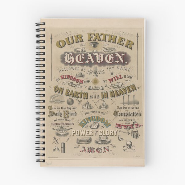 Item preview, The Lord's Prayer KJV Vintage Christian Art Gifts designed and sold by CulturalCurios.