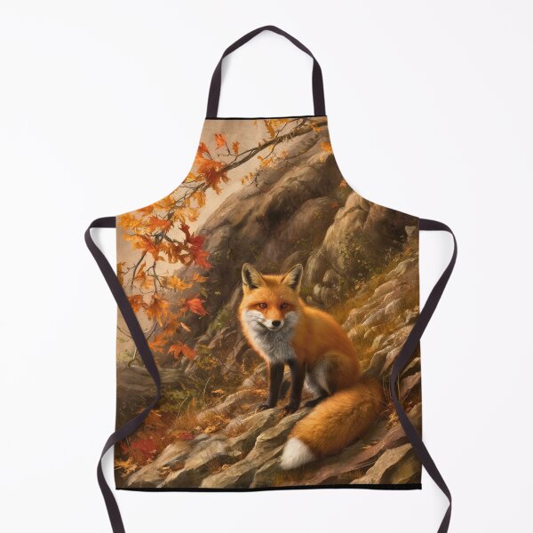 Artikelvorschau, Fuchs-Portrait. Herbstfuchs, Herbstfuchs, Fuchsmalerei, Michelangelo-Stil entworfen und verkauft von FoxVibes.