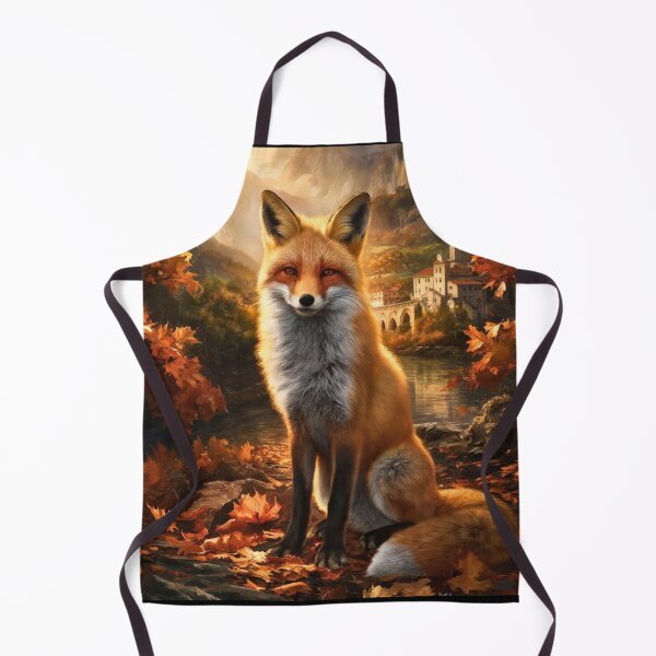 Artikelvorschau, Fuchs-Portrait. Herbstfuchs, Herbstfuchs, Fuchsmalerei, Michelangelo-Stil entworfen und verkauft von FoxVibes.