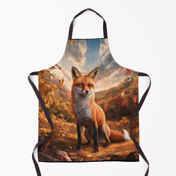 Artikelvorschau, Fuchs-Portrait. Herbstfuchs, Herbstfuchs, Fuchsmalerei, Michelangelo-Stil entworfen und verkauft von FoxVibes.