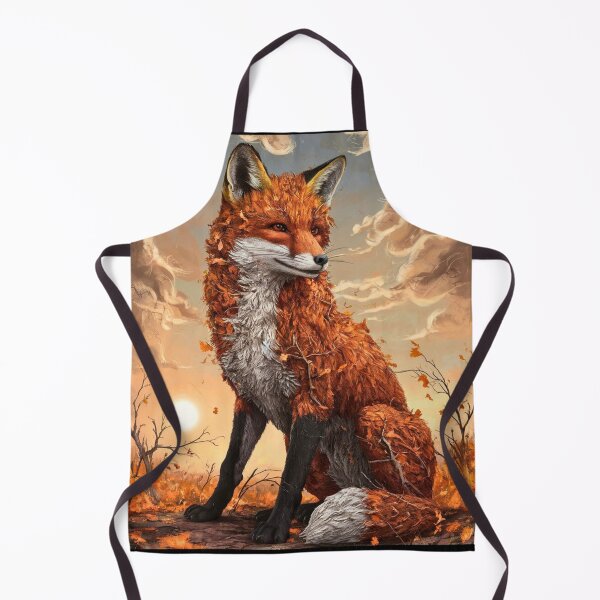Artikelvorschau, Fuchs-Portrait. Herbstfuchs, Herbstfuchs, Fuchsmalerei, Michelangelo-Stil entworfen und verkauft von FoxVibes.