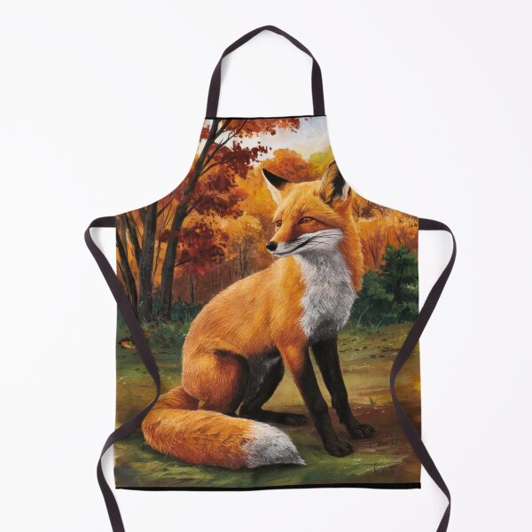 Artikelvorschau, Fuchs-Portrait. Herbstfuchs, Herbstfuchs, Fuchsmalerei, Michelangelo-Stil entworfen und verkauft von FoxVibes.