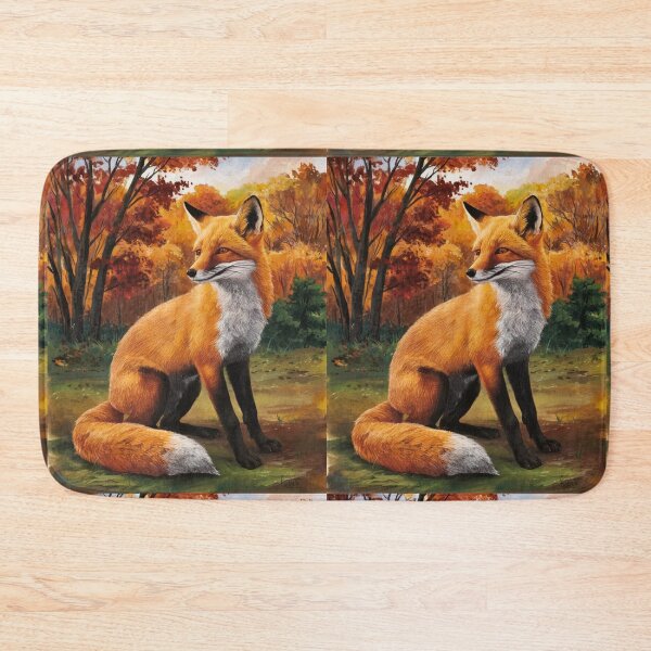 Artikelvorschau, Fuchs-Portrait. Herbstfuchs, Herbstfuchs, Fuchsmalerei, Michelangelo-Stil entworfen und verkauft von FoxVibes.