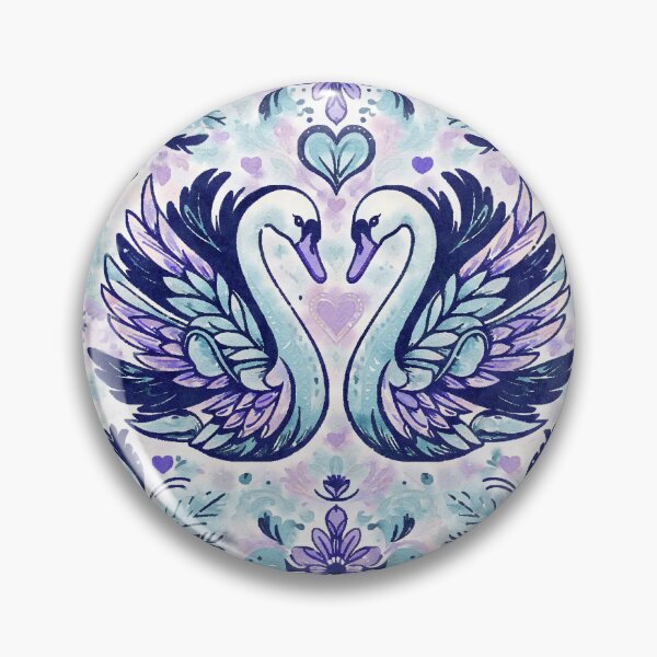Item preview, Elegant Avians in Aqua designed and sold by pinebluedesign.