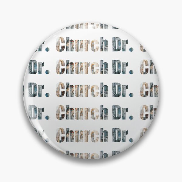 Item preview, Church Drive Street Name with outside church building background designed and sold by TheMugDirectory.