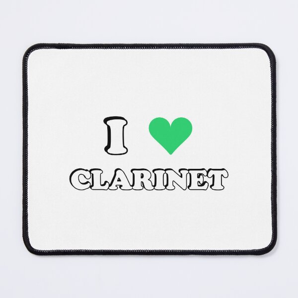 Item preview, I love clarinet designed and sold by Inspirationmotivation.