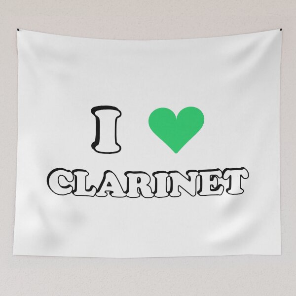 Item preview, I love clarinet designed and sold by Inspirationmotivation.