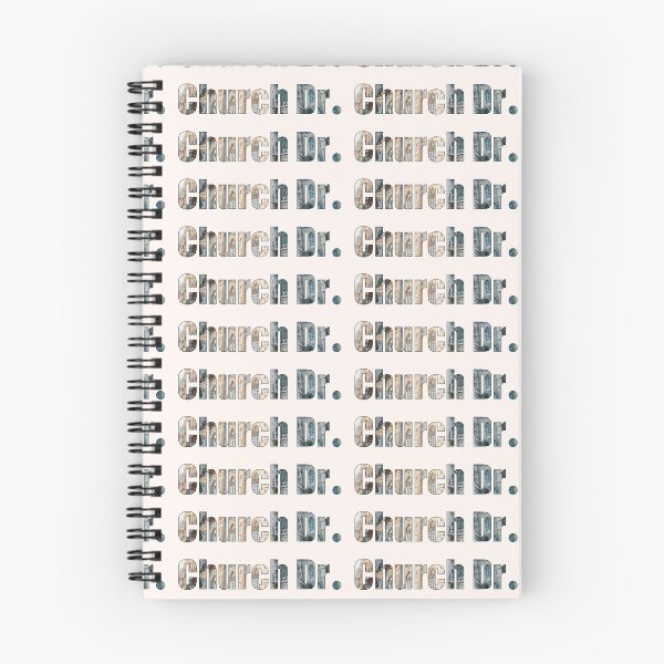Item preview, Church Drive Street Name with outline outside church building background designed and sold by TheMugDirectory.