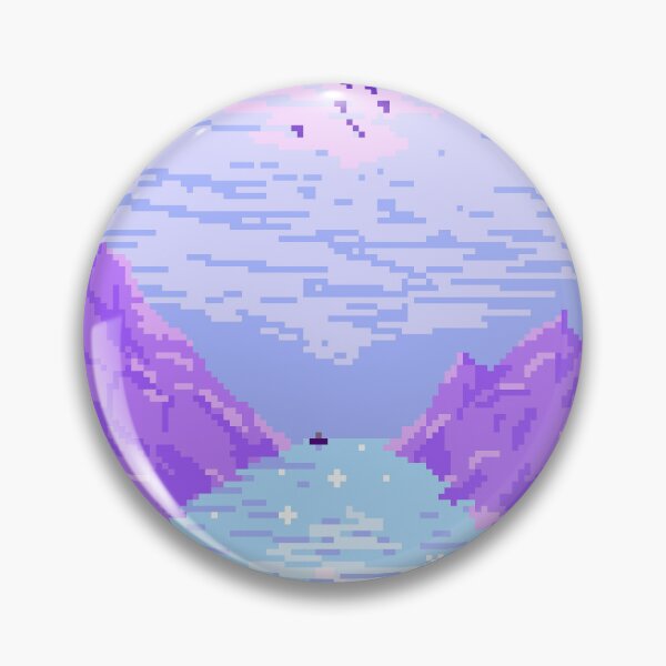 Artikelvorschau, Pixellandschaft entworfen und verkauft von skribblepixie.