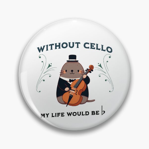 Item preview, without cello my life would b flat mole designed and sold by LemuellTrends.