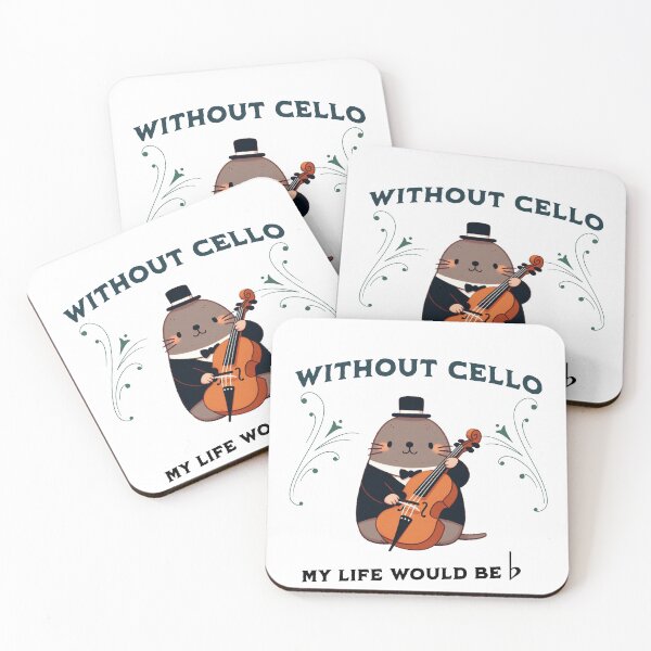 Item preview, without cello my life would b flat mole designed and sold by LemuellTrends.