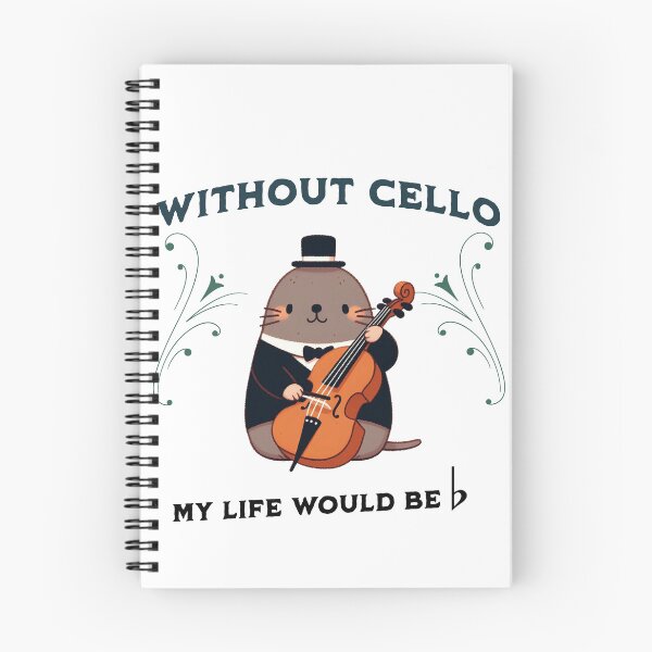 Item preview, without cello my life would b flat mole designed and sold by LemuellTrends.