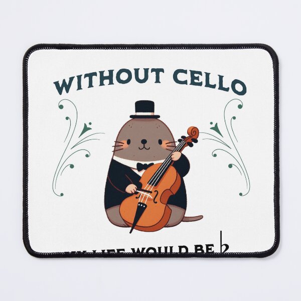 Item preview, without cello my life would b flat mole designed and sold by LemuellTrends.
