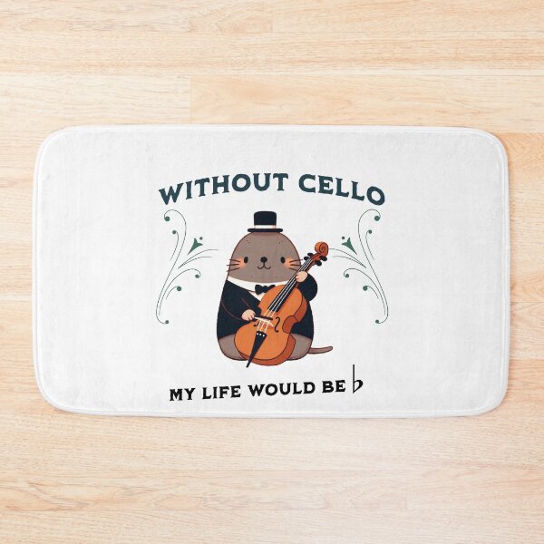 Item preview, without cello my life would b flat mole designed and sold by LemuellTrends.