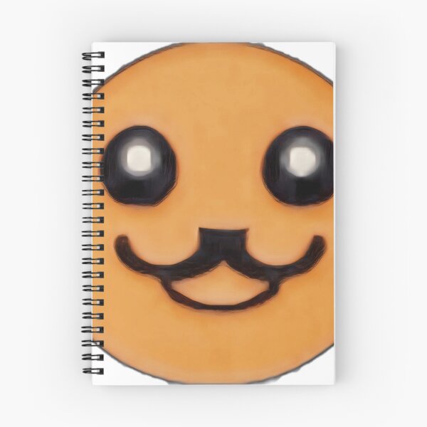 Item preview, mustachioed smiley face designed and sold by T-D-R.