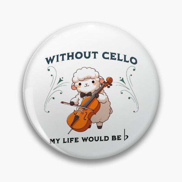 Item preview, without cello my life would b flat Sheep designed and sold by LemuellTrends.