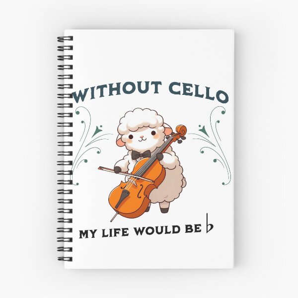 Item preview, without cello my life would b flat Sheep designed and sold by LemuellTrends.