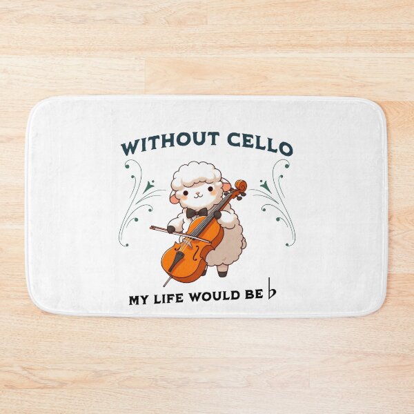 Item preview, without cello my life would b flat Sheep designed and sold by LemuellTrends.