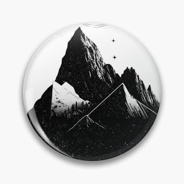 Item preview, Mountain and Moon and stars designed and sold by Ilze Lucero.