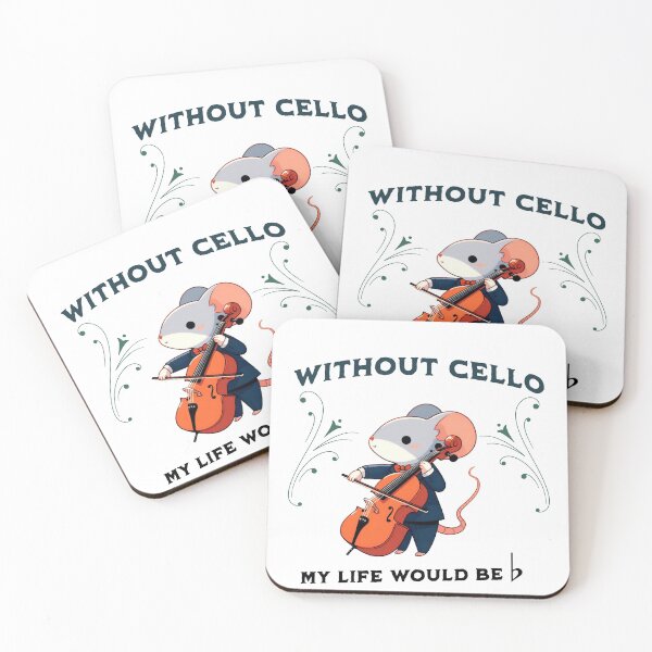 Item preview, without cello my life would b flat Rat designed and sold by LemuellTrends.