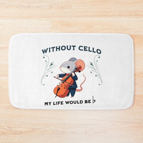 Item preview, without cello my life would b flat Rat designed and sold by LemuellTrends.