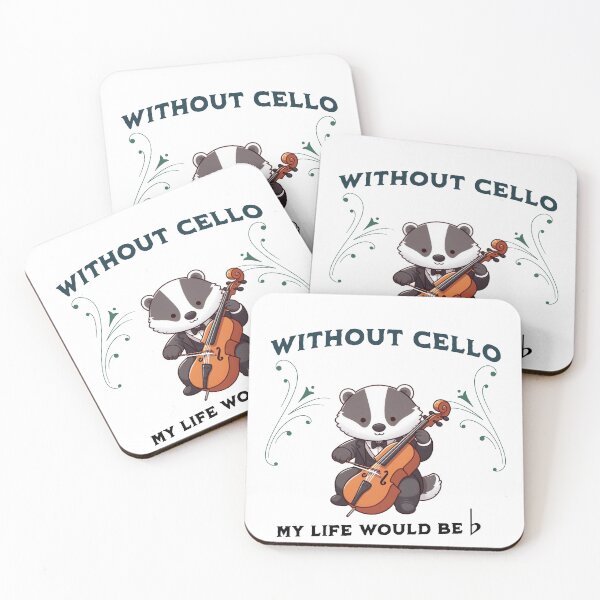 Item preview, without cello my life would b flat Badger designed and sold by LemuellTrends.