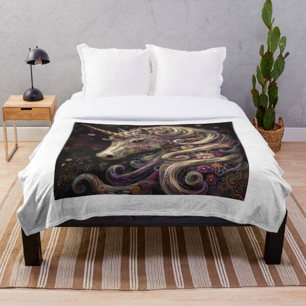 Item preview, Mystical Floral Unicorn designed and sold by Gina Mahara.