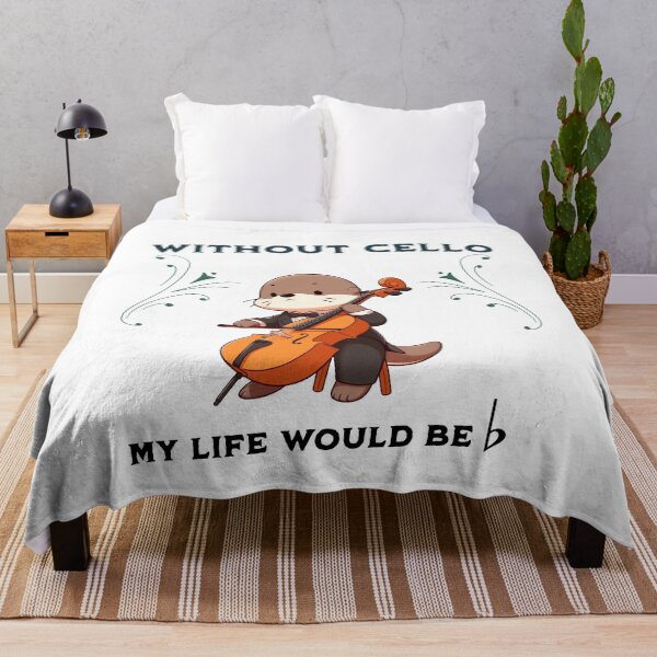 Item preview, without cello my life would b flat Otter designed and sold by LemuellTrends.