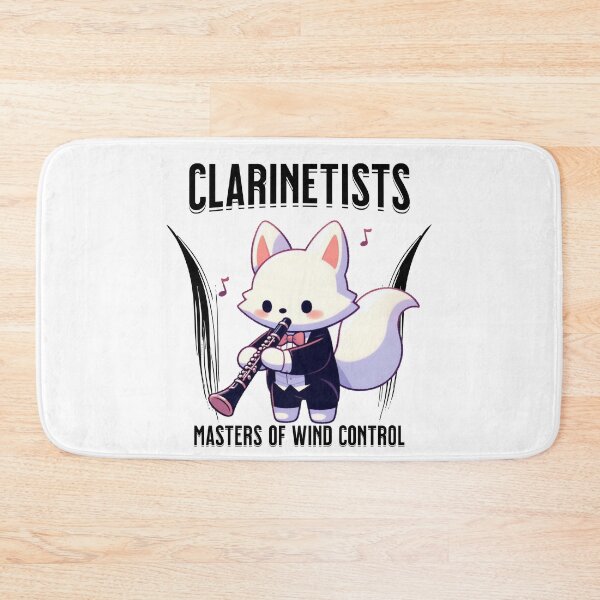 Item preview, contrabass clarinet White Fox designed and sold by LemuellTrends.