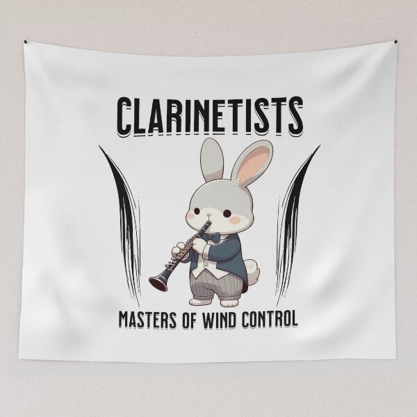 Item preview, contrabass clarinet Bunny designed and sold by LemuellTrends.