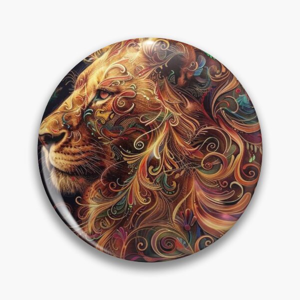 Item preview, León vibrante designed and sold by Gina Mahara.