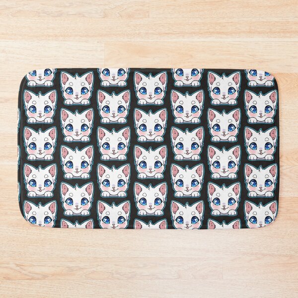 Item preview, Cute White Cat Design designed and sold by Junasaji.