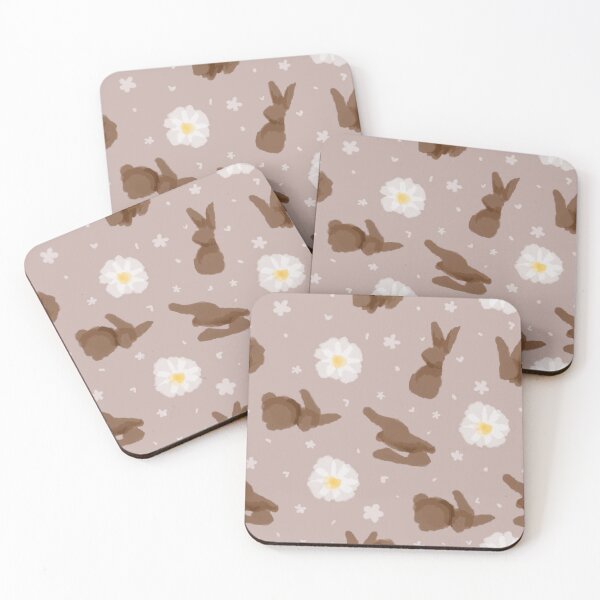 Item preview, bunnies and daisy designed and sold by Fridayscorner.