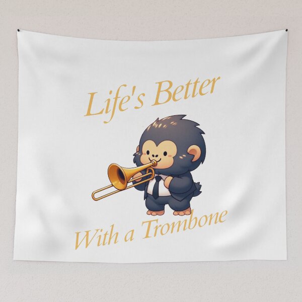 Item preview, Rusty trombone Gorilla designed and sold by LemuellTrends.