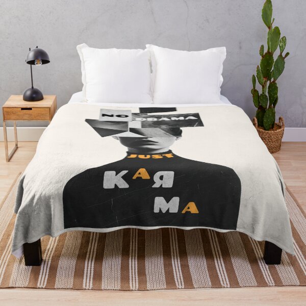 Item preview, No Drama Just Karma Quote - Fine Art Boss Girl Gift designed and sold by InkyGenies.