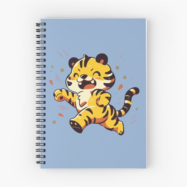 Item preview, Baby Tiger Running Cute Cartoon Animal designed and sold by NosandEdgy.
