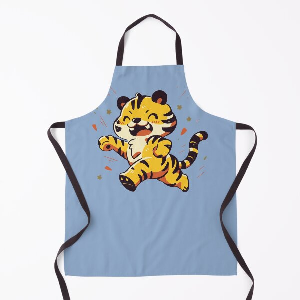 Item preview, Baby Tiger Running Cute Cartoon Animal designed and sold by NosandEdgy.