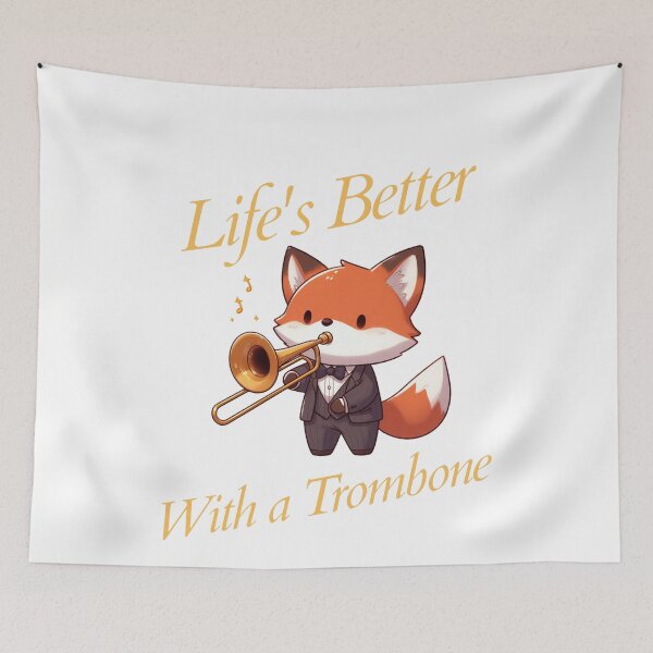 Item preview, Rusty trombone Fox designed and sold by LemuellTrends.