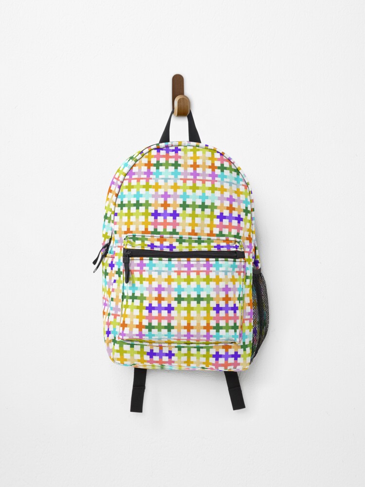 Thumbnail 1 of 3, Backpack, mosaic pattern designed and sold by kyest.